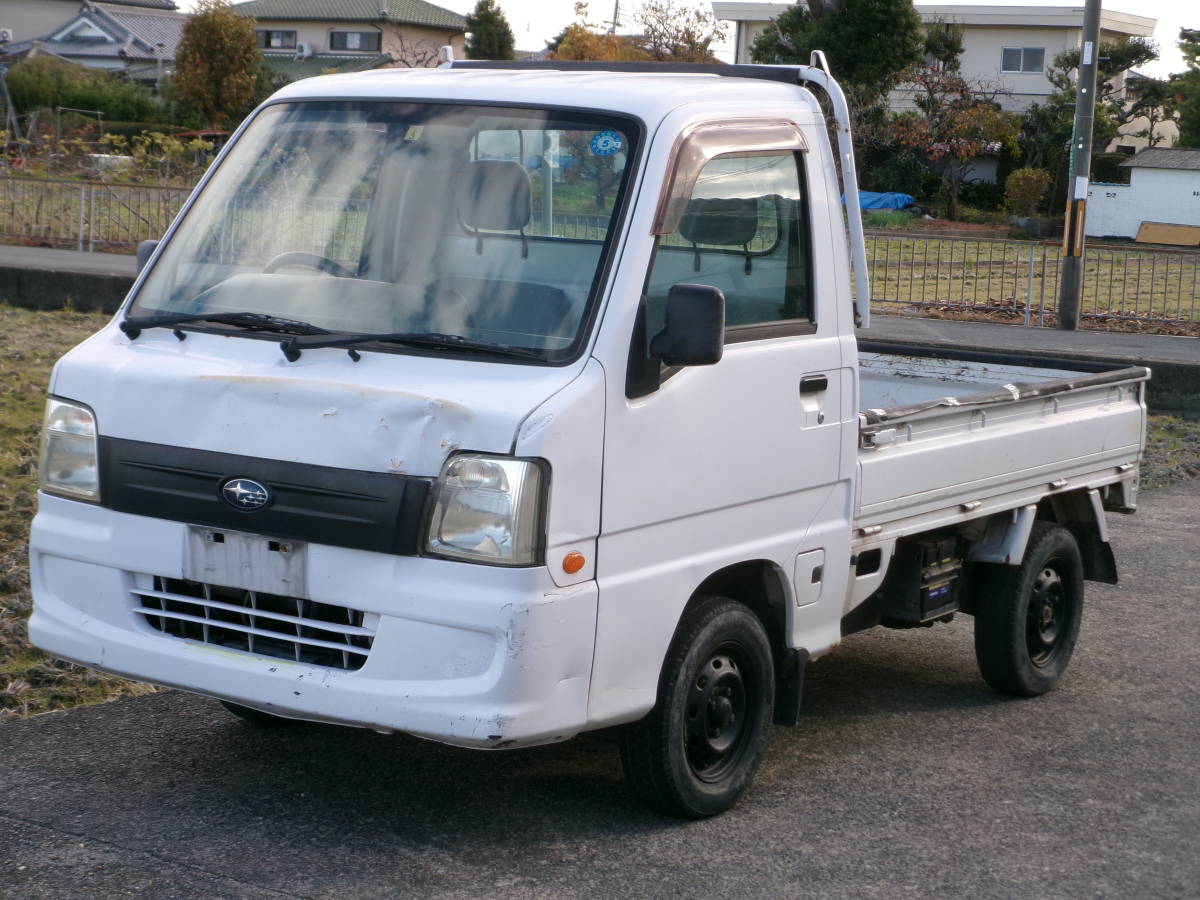 サンバー トラック 4WD 5速マニュアル エアコン パワステ TT2 走行 