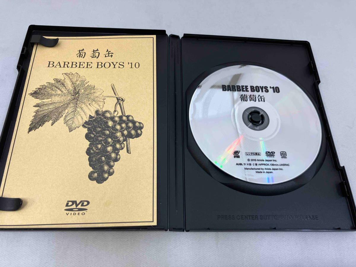 DVD 葡萄缶 BARBEE BOYS'10 DVD