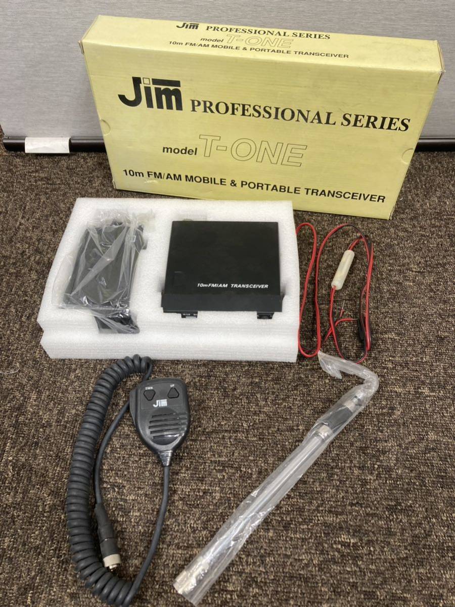 Jim T-ONE 10m FMトランシーバー　アマチュア無線 T-ONE JIM 10m 中古 通電確認済み T-ONE公式ショッピングサイト JIM T-ONE