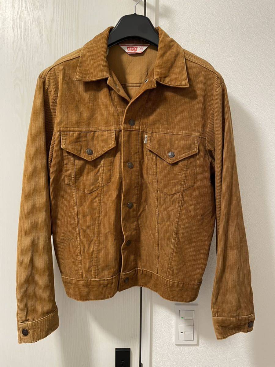 すし様 送料込即決：Levis リーバイス・ 70s〜80s 70505 コーデュロイJKT