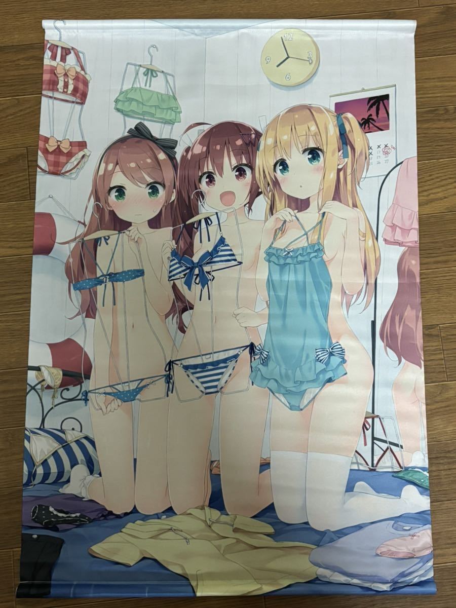100円〜！ 美少女 タペストリー B2 C90 ルミノシティぺこ かにビーム 