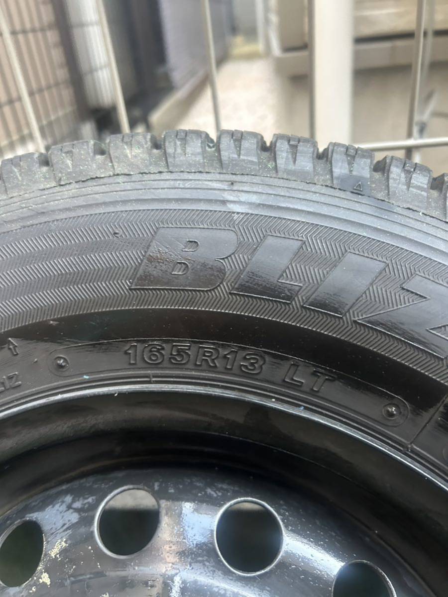 ブリザックLT 13インチ　トヨタ純正LTスチールホイール付_2