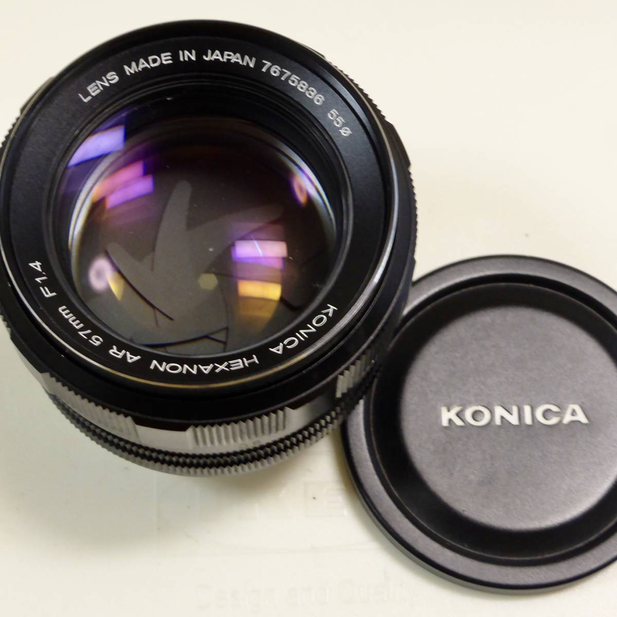 ♪明るい単焦点レンズ KONICA コニカ HEXANON AR 57mm f1.4 純正