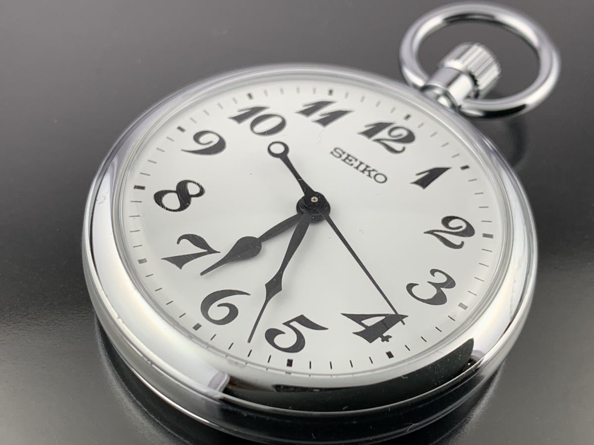 B300]美品 1円～☆SEIKO セイコー 懐中時計 鉄道時計 7C21-0A20 