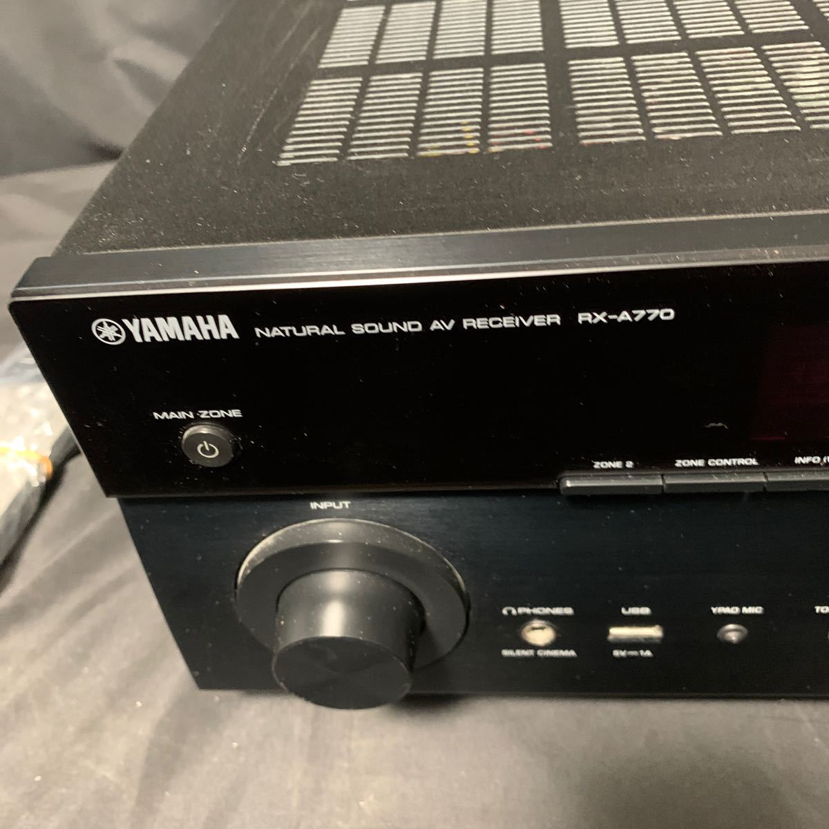 YAMAHA AVレシーバー RX-A770 AVアンプ ヤマハ アンプ リモコン 付き