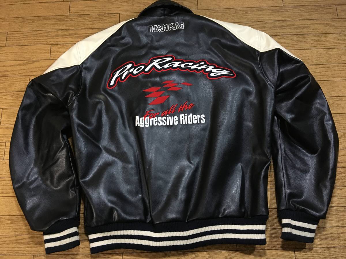 NANKAI Pro Racing フェイクレザーライディングJKT 良品 LLサイズ 身長 