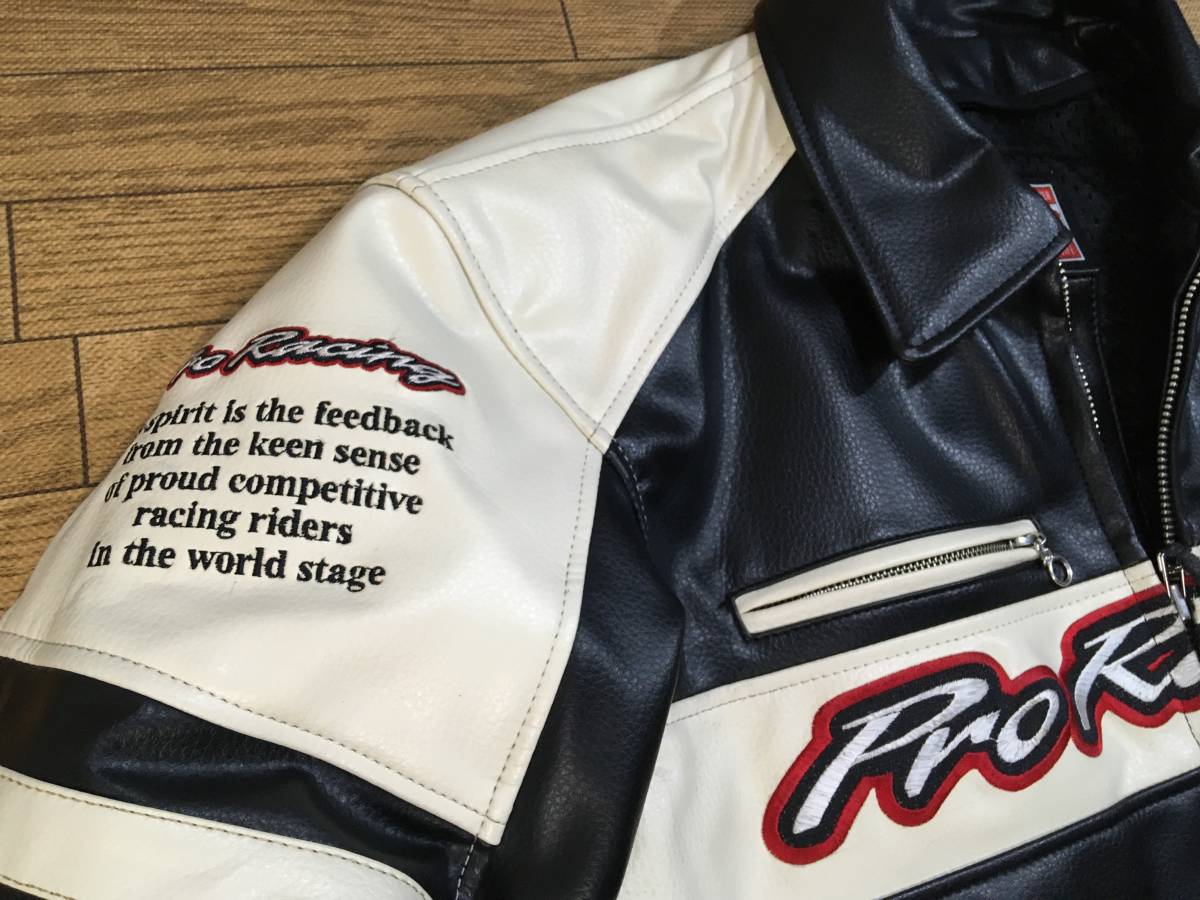 NANKAI Pro Racing フェイクレザーライディングJKT 良品 LLサイズ 身長 