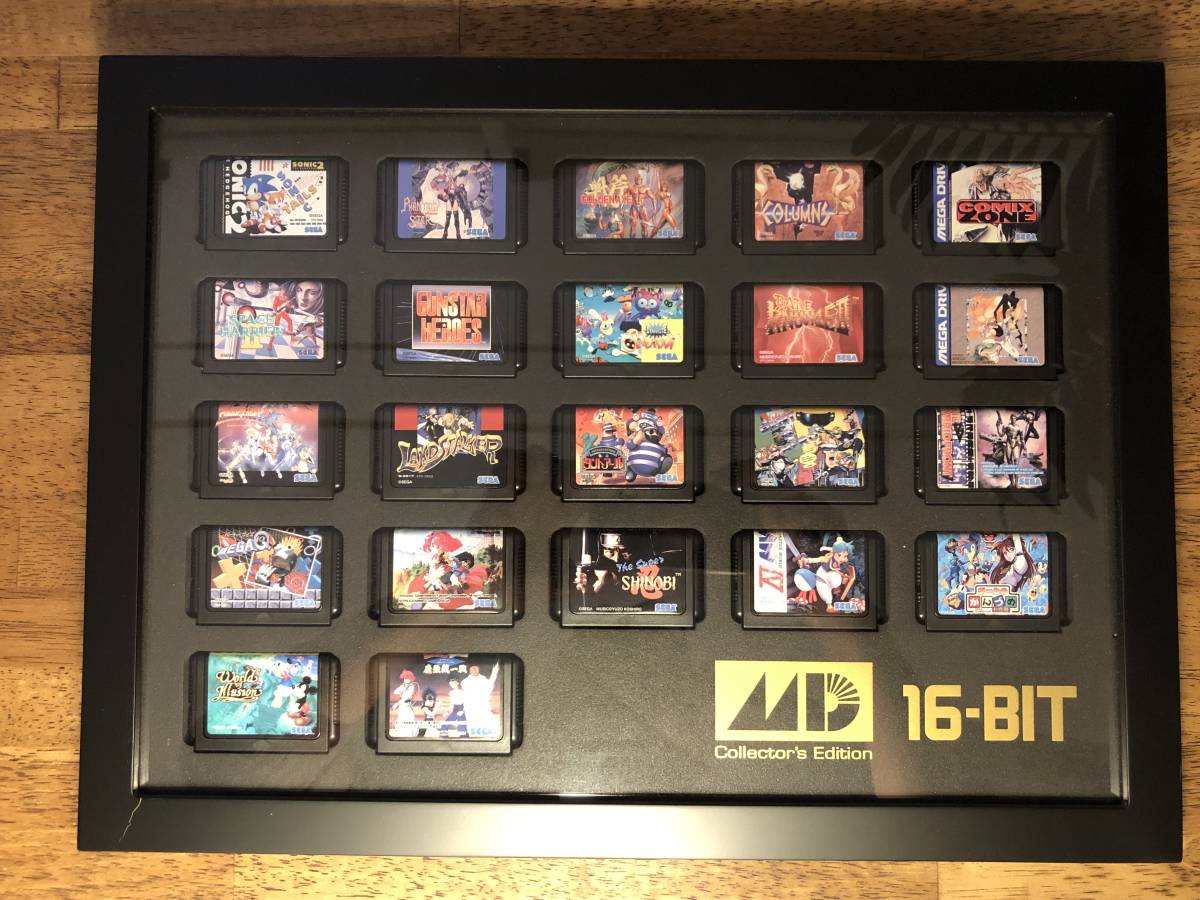 メガドライブミニ】 セガタイトルミニカートリッジ額装セット vol.1