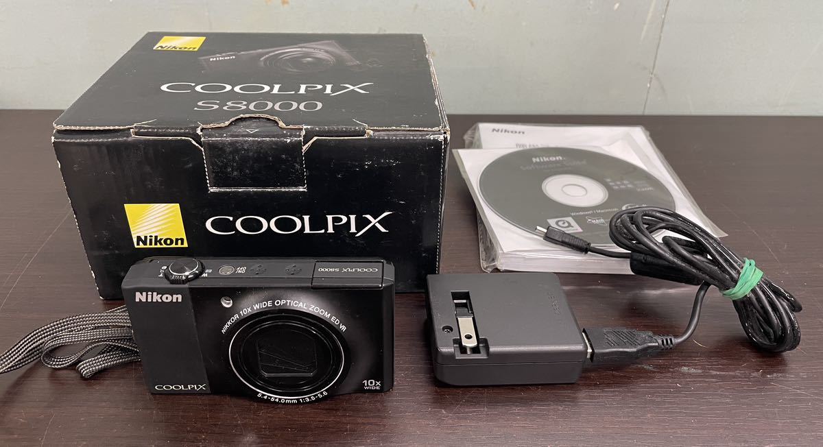 Nikon COOLPIX s8000 デジカメ 箱 説明書 付属品付き カメラ ニコン 