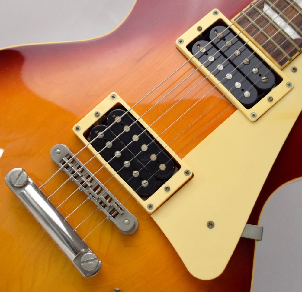 美品 Burny Les Paul レスポールタイプ Burny Les Paul Custom Black RLC-60 Electric Guitar Diamond Inlay