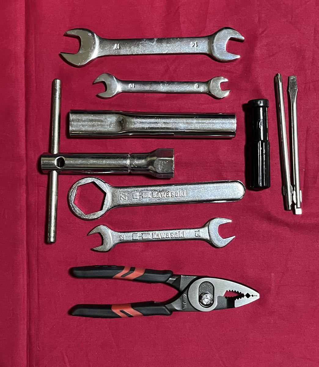 Kawasaki カワサキ バイク 工具 車載工具 中古 美品_2
