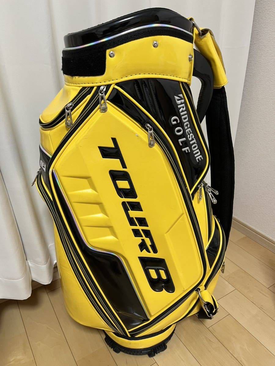 ブリヂストン TOUR B キャデイバッグ 総エナメル CBG012 9.5型