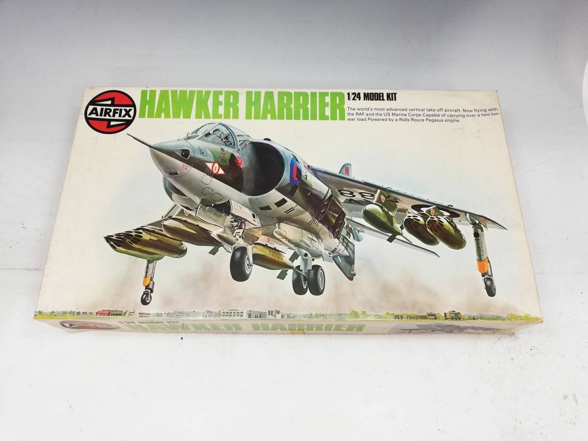 M11-314【未使用/未組立品】AIRFIX/エアフィックス　プラモデル　1/24　HAWKER HARRIER/ホーカーハリアー GR.Mk‐1a　18001
