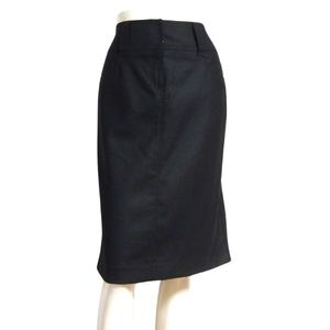 美品/アンタイトル UNTITLED タイトスカート 大きいサイズ 表記 44号 3L 相当 黒 ブラッ