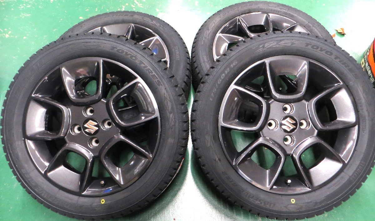  クロスビー スタッドレス 23年製 純正ホイール 175/60R16 イグニス トーヨー GIZ2 XBee TOYO OBSERVE(スタッドレスタイヤ)｜売買されたオークション情報、yahooの商品情報をアーカイブ公開 - オークフ 4穴