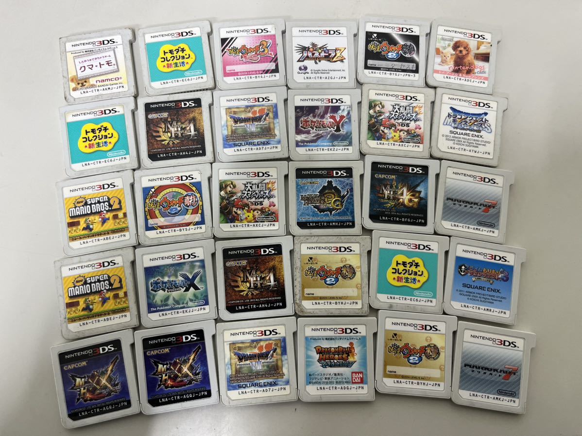 ニンテンドー3DS ソフト大量まとめ売り 30本 任天堂 ニンテンドー 3DS ソフト 30枚まとめ売り 【公式通販】
