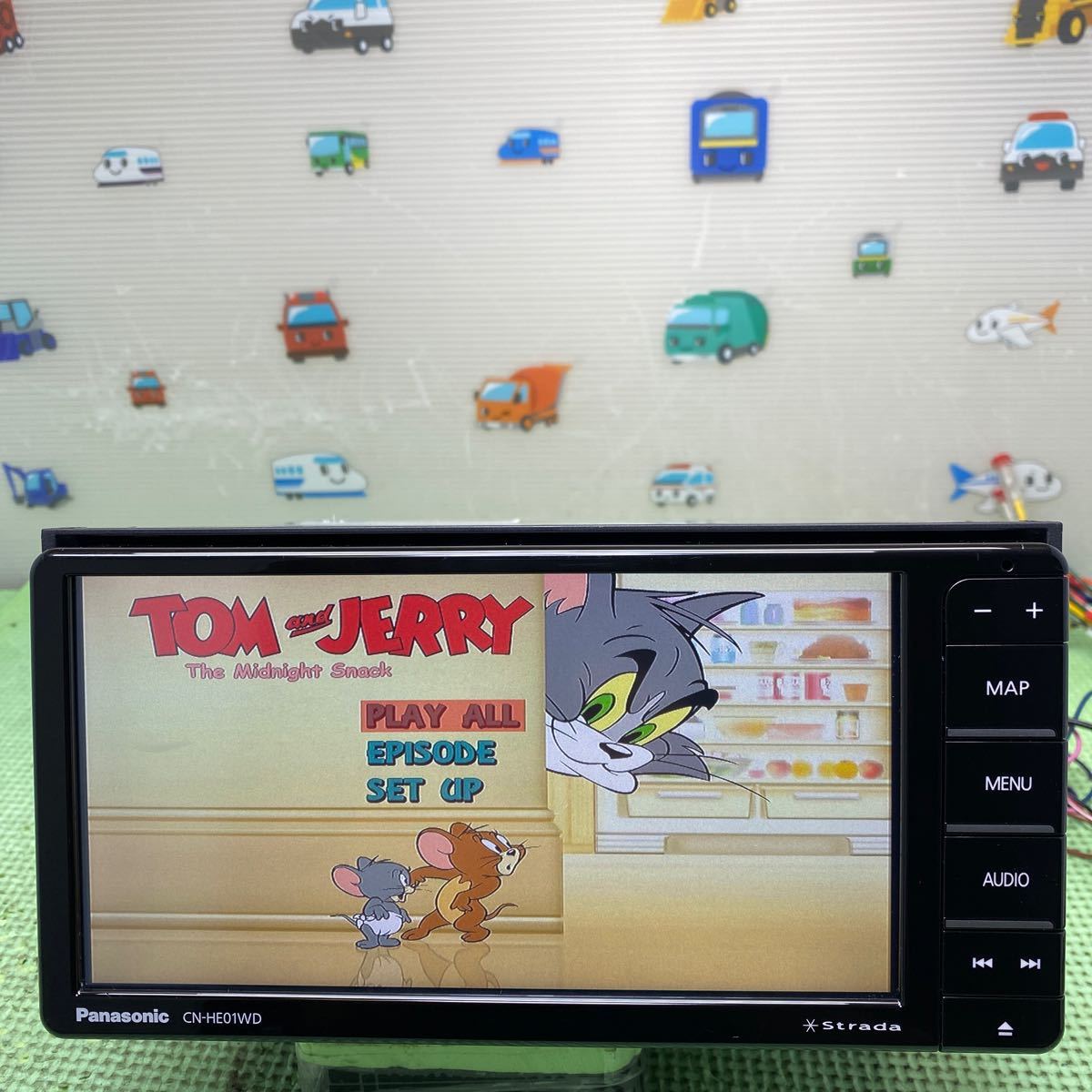 ★保証付動作★ Panasonic パナソニック★CN-HE01WD カーナビフルセグ/bluetooth/DVD/SD★地図デタ2021年