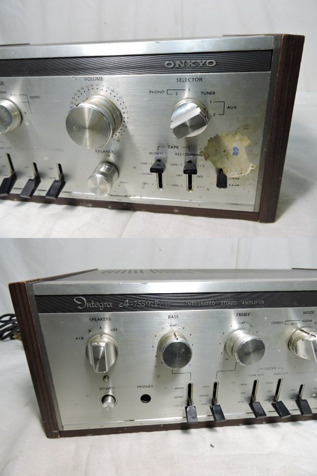 ONKYO Integra A-755mkII/100 アンプ ジャンク品 ONKYO Integra A