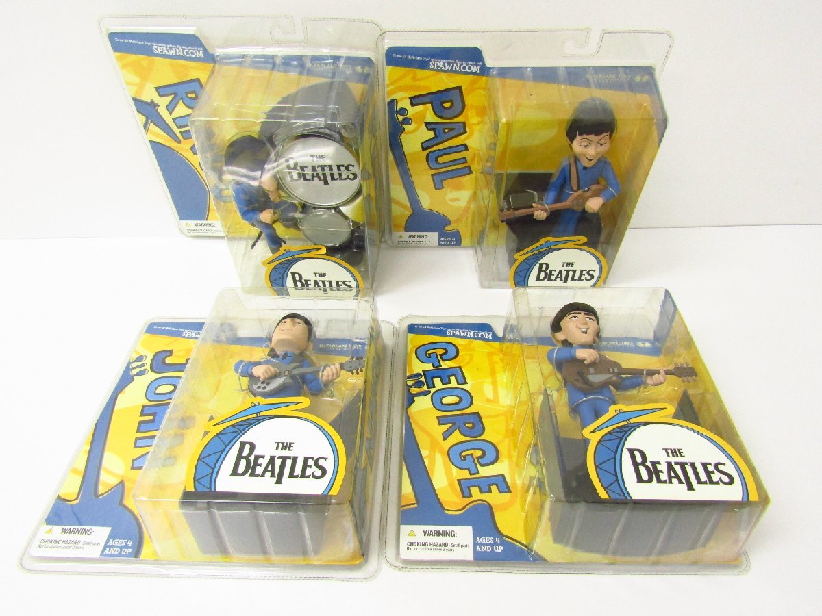 セール，安い McFARLANE TOY'S マクファーレントイズ THE BEATLES ビートルズ フィギュア 4種セット &equiv;V5311(芸能人、タレント)｜売買されたオークション情報、yahooの商品情報をアーカイブ公開 - オークファ 芸能人、タレント