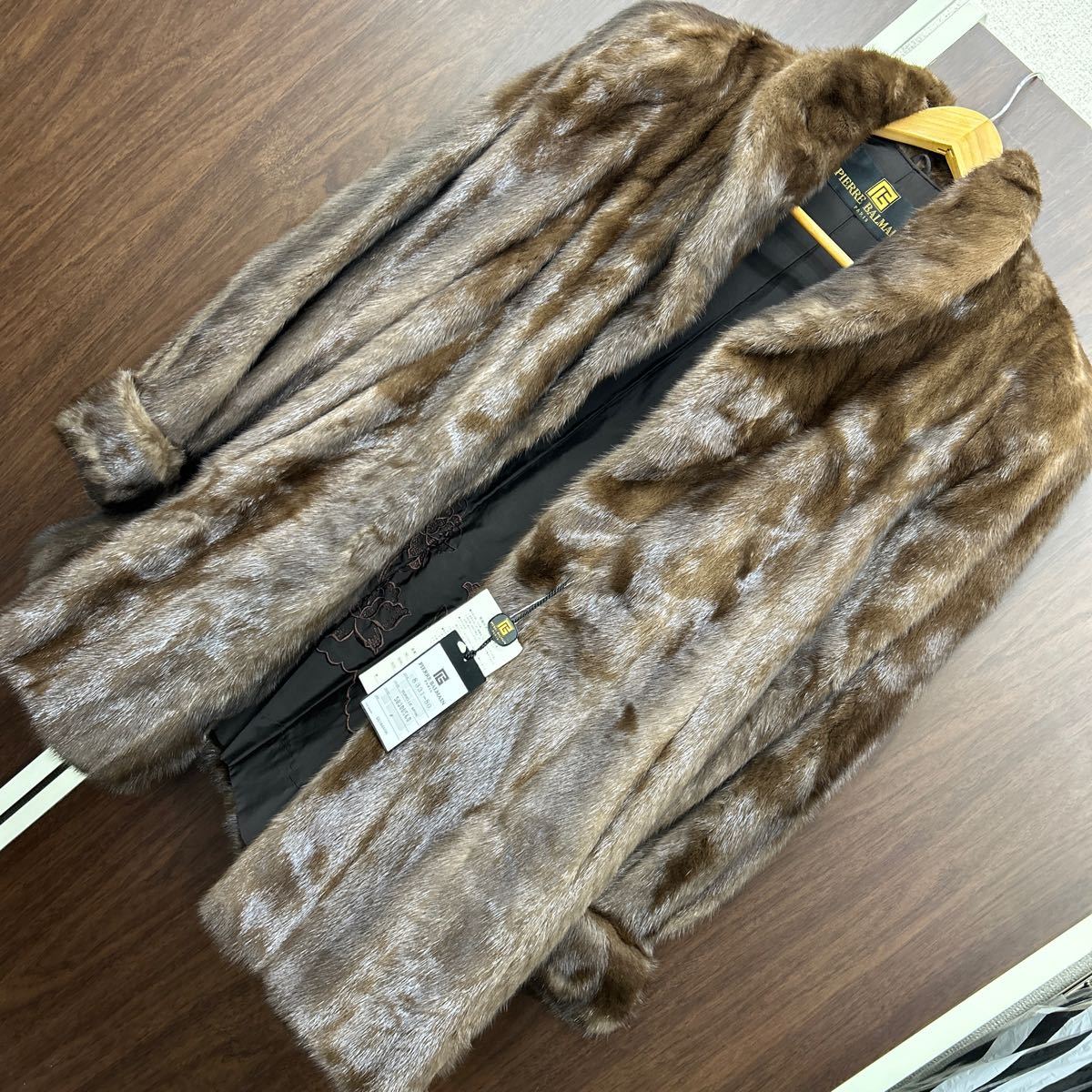 37. ☆タグ付き☆ 毛皮 SAGA MINK サガミンク PIERRE BALMAIN ピエール 