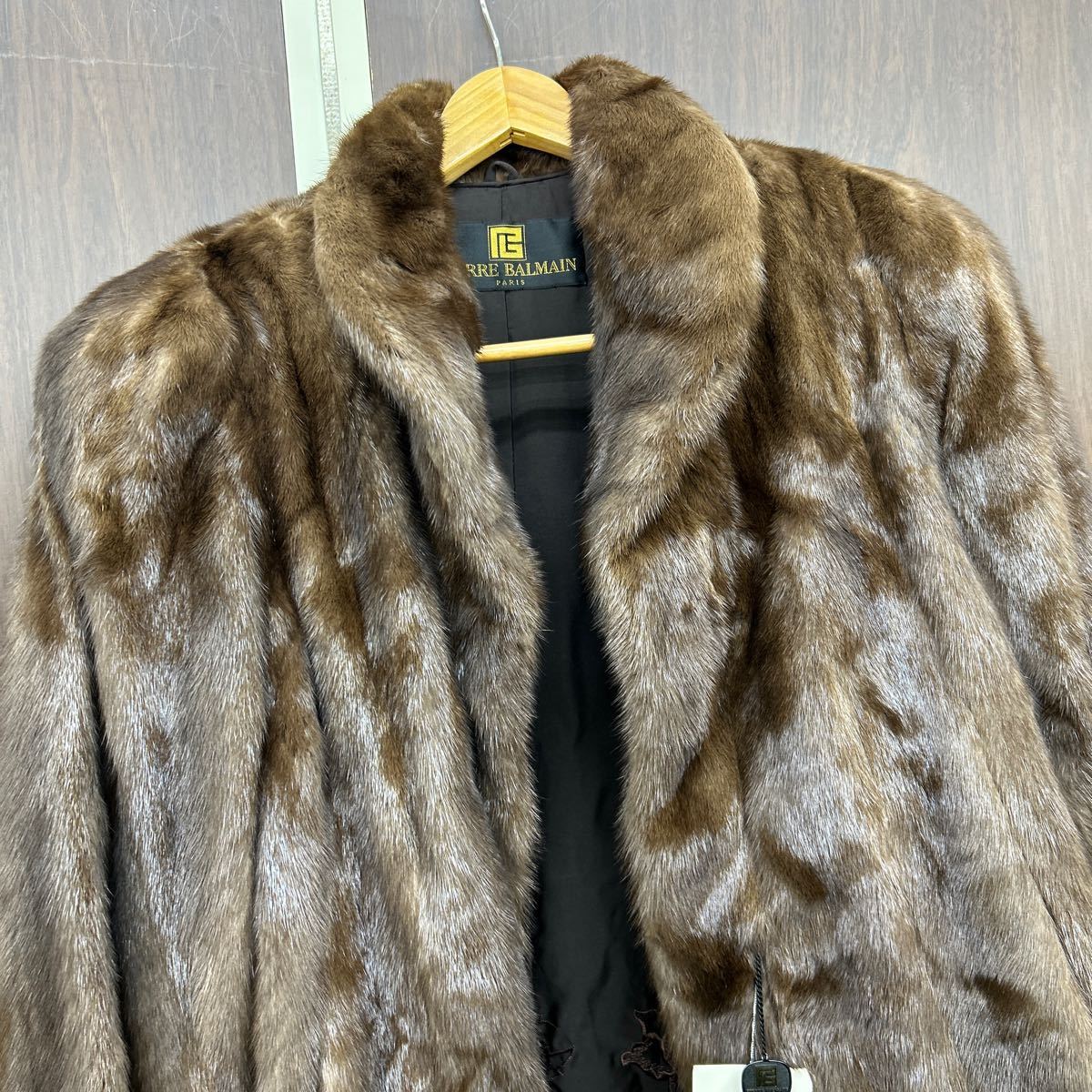 37. ☆タグ付き☆ 毛皮 SAGA MINK サガミンク PIERRE BALMAIN ピエール 