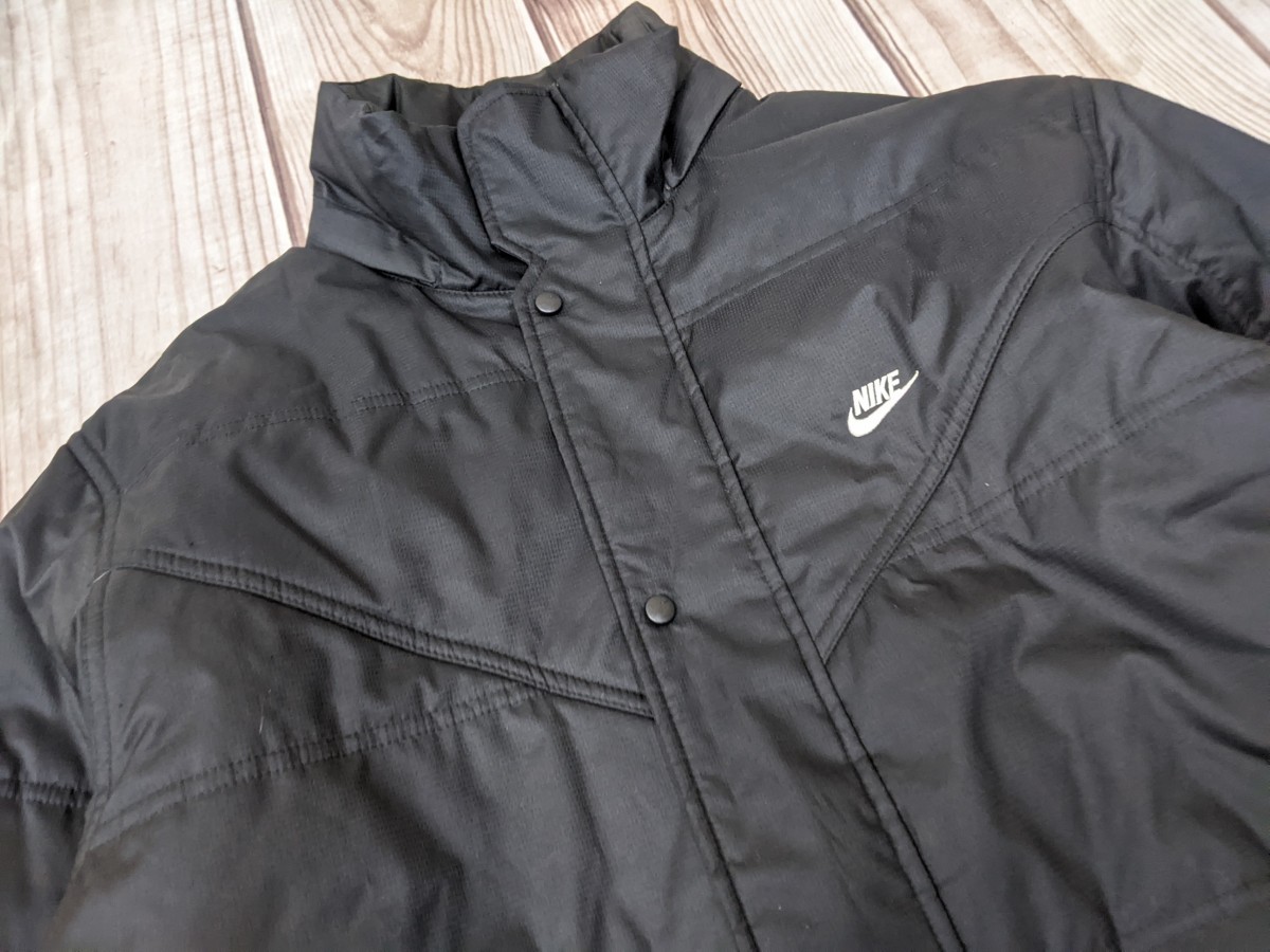 20．00s NIKE ナイキ 中綿入り 裏ナイロン フード収納可能 防寒 