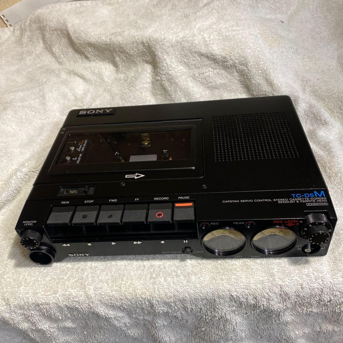 SONY TCーD5Mデンスケ カセットコーダー NO10 TC-D5M SONY ソニー