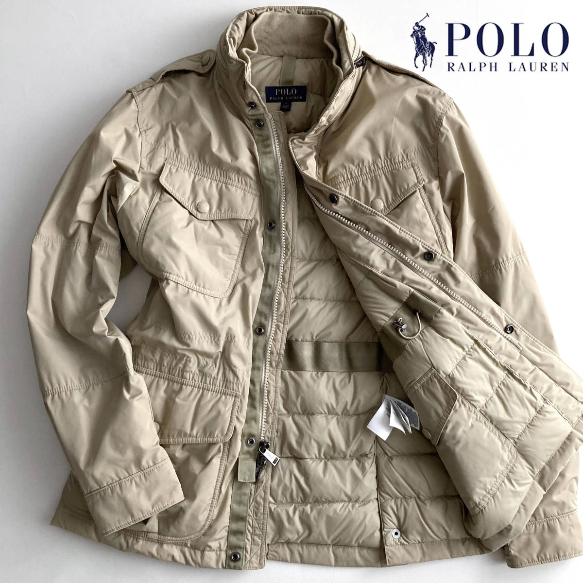 RALPH POLO ラルフローレン ポロ ダウン ミリタリー LAUREN ダウン