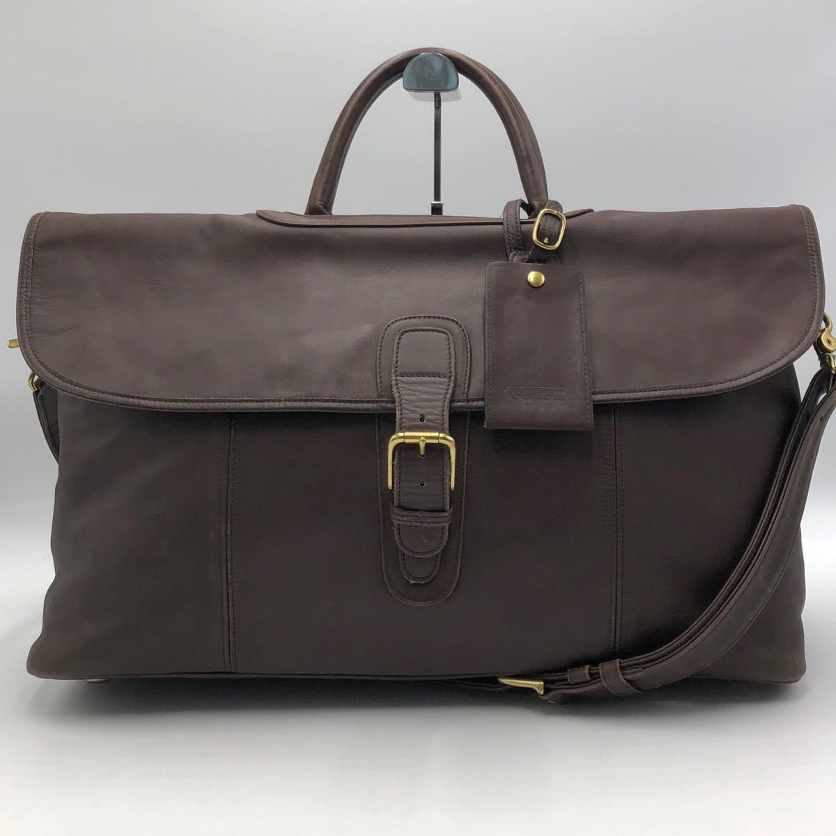 1円【極美品】COACH コーチ オールドコーチ ビジネスバッグ ブリーフ 