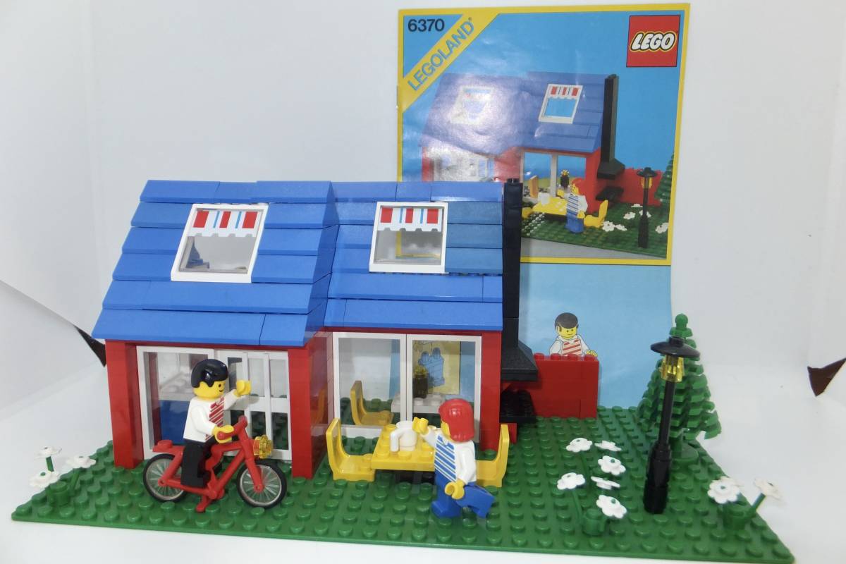 LEGO #6370 自転車のある家 Weekend Home 街シリーズ オールドレゴ 取 
