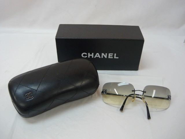 1000円スタート サングラス CHANEL シャネル 4017-D c.170/8G 62□17