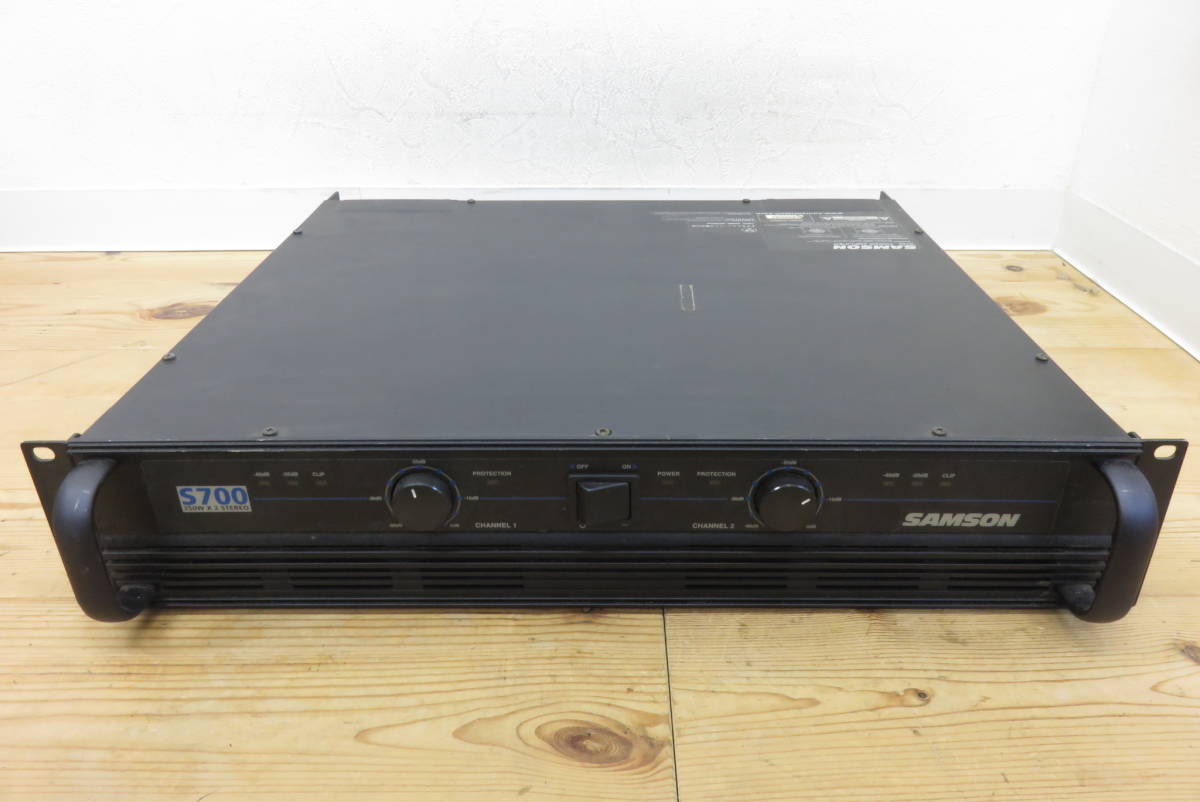 Amcron XLS602 PAパワーアンプ☆ジャンク品 AMCRON 動作OK!! AMCRON