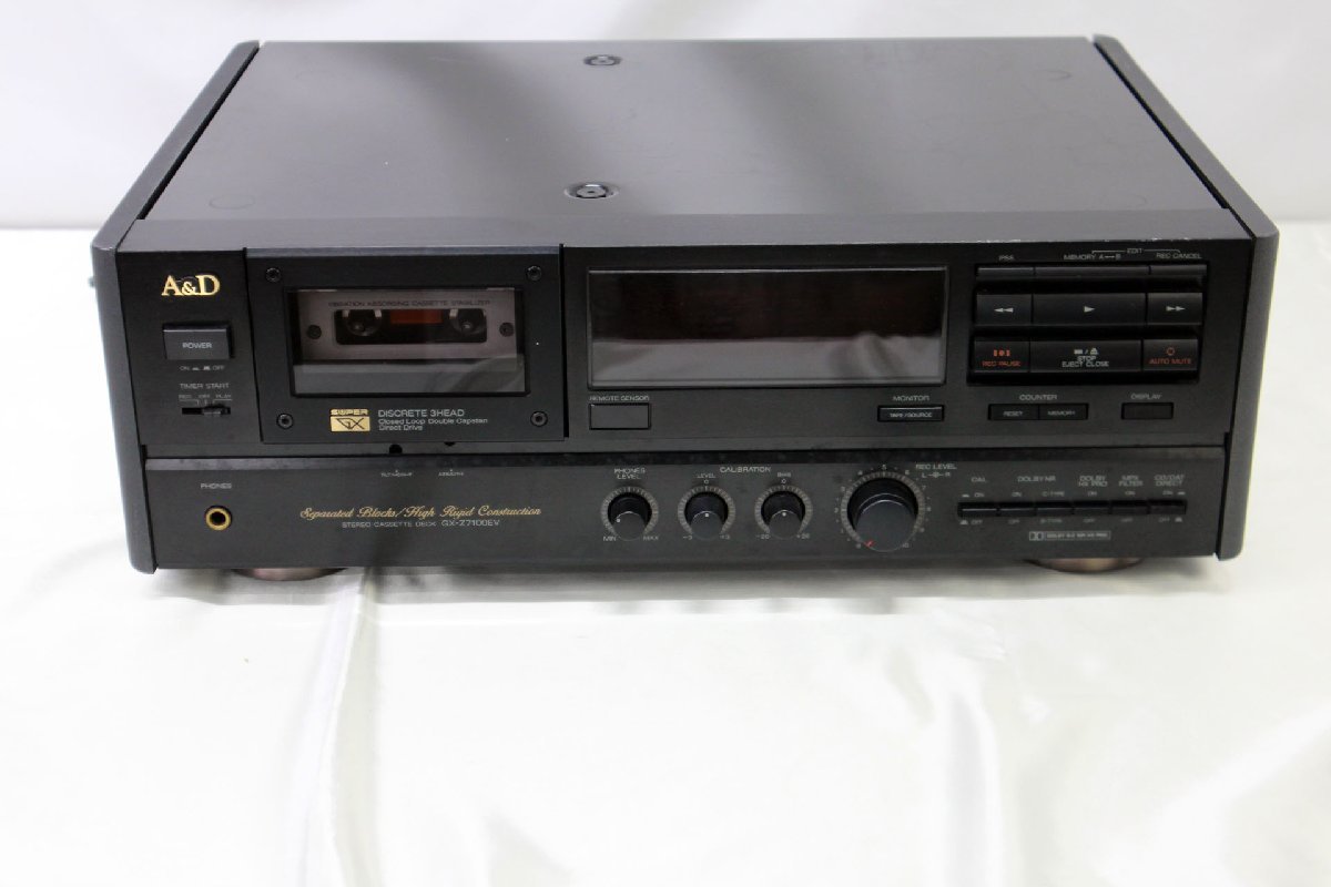 Aurex PC-X66AD 整備動作品 オーディオ機器 ○○Aurex オーレックス カセットデッキ PC-X66AD 整備
