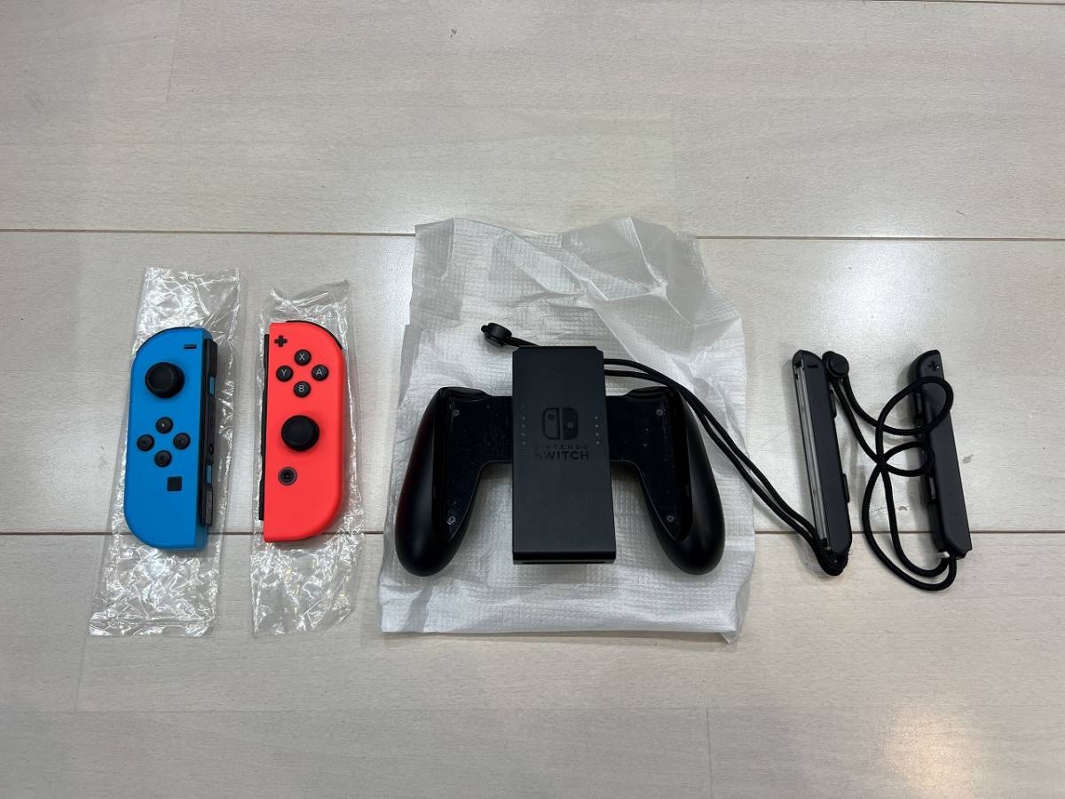 ニンテンドースイッチ ネオン ジョイコン ストラップ グリップ セット