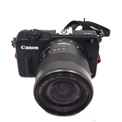 1円 Canon EOS M2 EF-M 18-55mm 1:3.5-5.6 IS STM ミラーレス