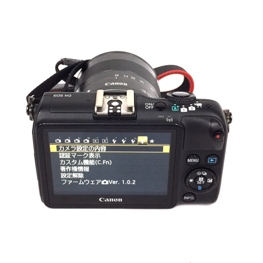 1円 Canon EOS M2 EF-M 18-55mm 1:3.5-5.6 IS STM ミラーレス