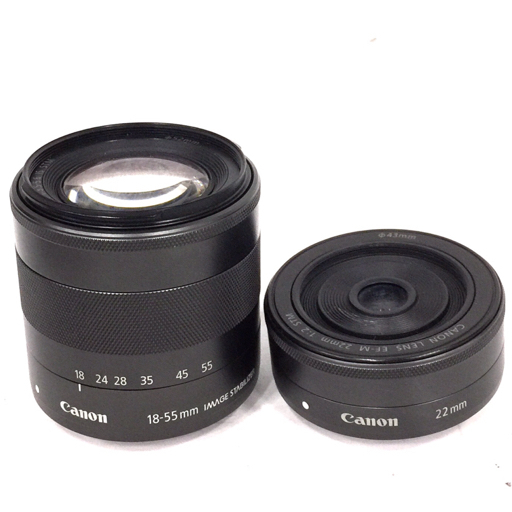1円 Canon EOS M2 EF-M 18-55mm 1:3.5-5.6 IS STM ミラーレス