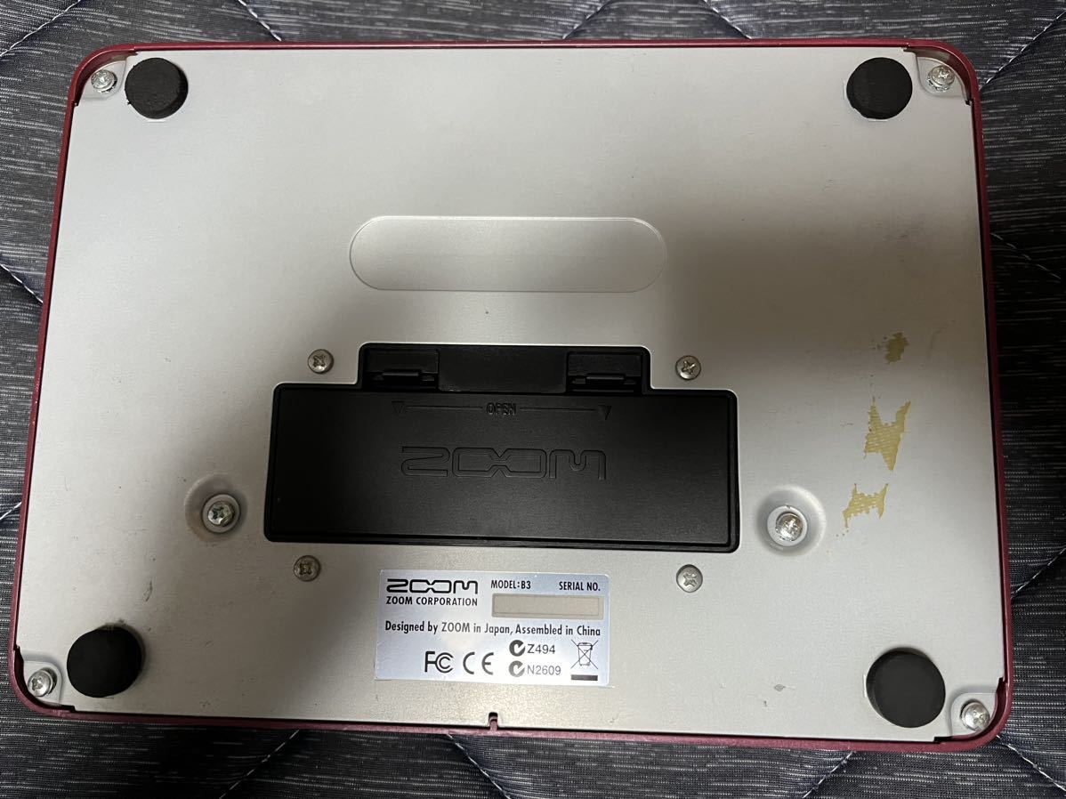 B3 ZOOM マルチエフェクター ZOOM◇ベース用エフェクター⁄B3 楽器