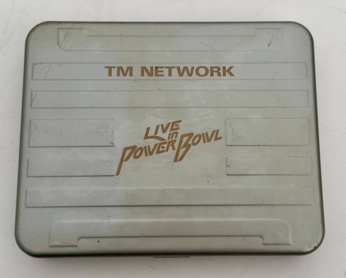 TM NETWORKライブインパワーボウル（ファミコン）缶ケース、箱、説明書付き ファミコン TM NETWORK LIVE IN POWER BOWL 箱 取説付き カセット