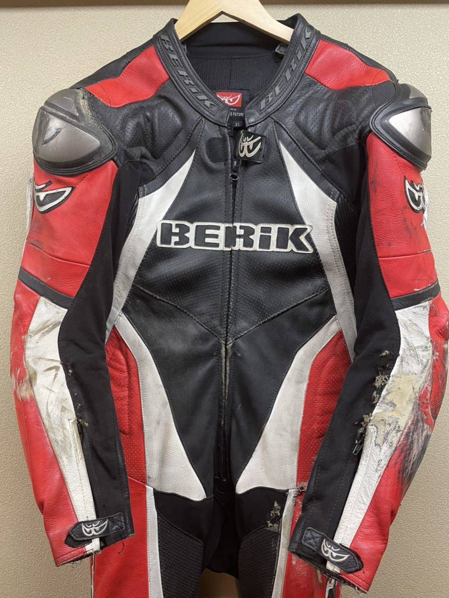 ベリック 革ツナギ XLサイズ BERIK ベリック レーシングスーツ べ