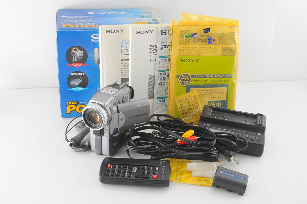 動作確認OKSONY DCR-PC120 Handycam ミニDV 動作確認OKSONY DCR