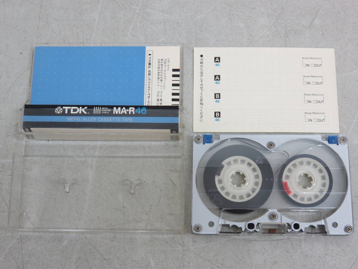オーディオ機器 TDK MA-R46 メタルポジションカセットテープ 2本セット