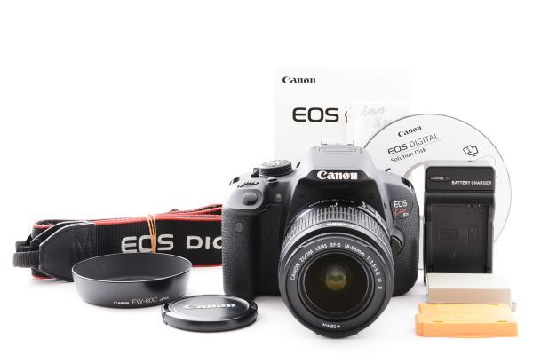 [Rank:AB] 動作確認済 Canon EOS kiss X7i EF-S 18-55mm F3.5-5.6 IS II 手ブレ補正 標準レンズ付 デジタル一眼レフカメラ キヤノン #4811
