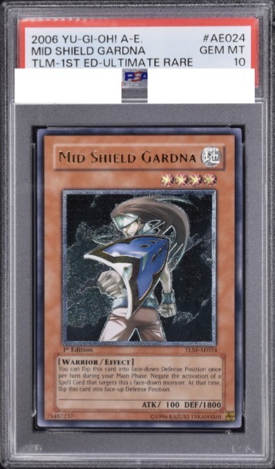 遊戯王　ミドル・シールド・ガードナー　旧アジア　レリーフ　PSA10 遊戯王 ミドルシールドガードナー 旧アジア アジアレリーフ PSA10
