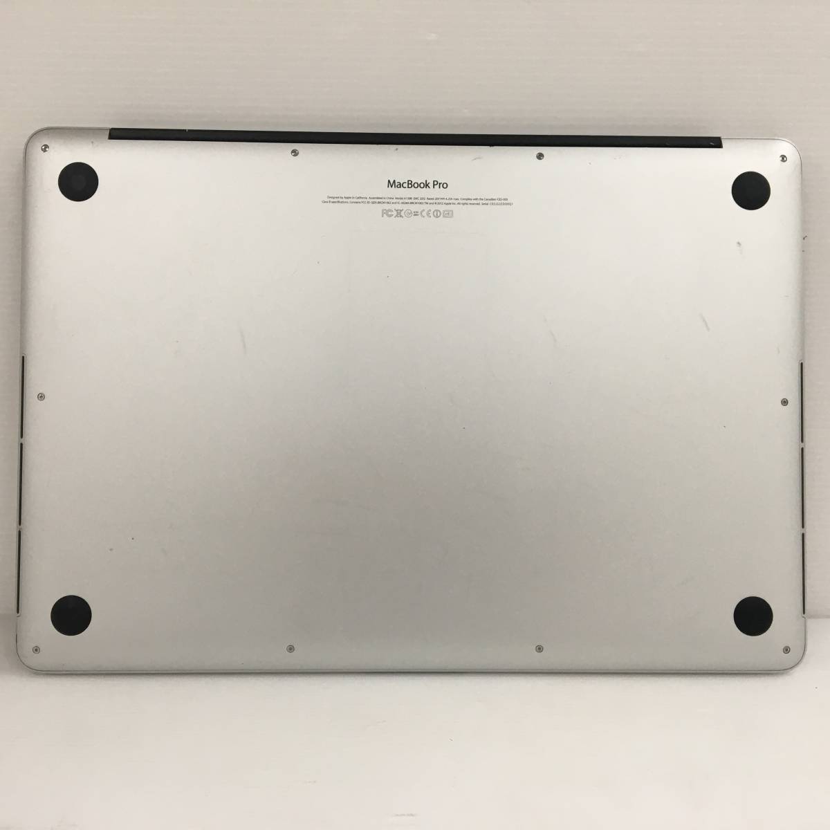 良品 15.4インチ Apple MacBook Pro Retina Mid 2012 A1398 Core i7 3615QM /2 ...
