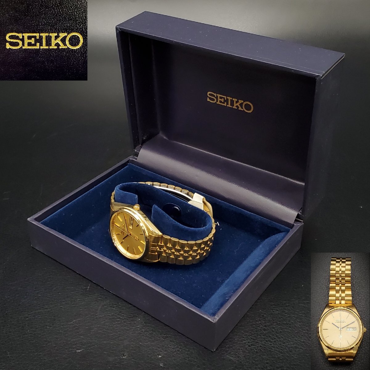 宝蔵】未使用 SEIKO KING QUARTZ セイコー キングクォーツ 9923-7020 