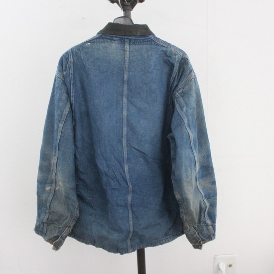 V59 90sビンテージ Carhartt カーハート デニムカバーオール□1990年代