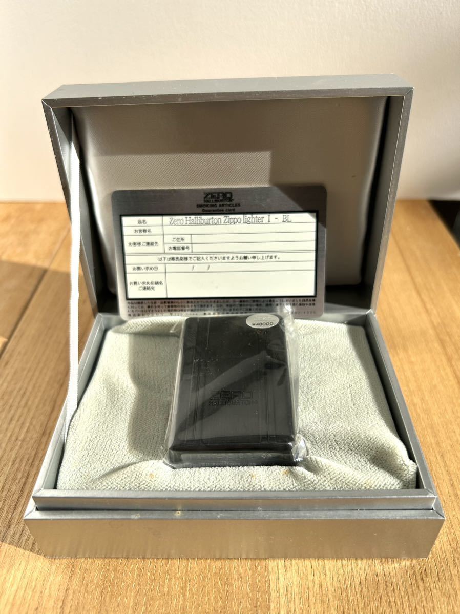 【限定SALE，お得】 zippo ゼロハリバートン フルメタルジャケット 初期型 カラー 2002年製 ZERO HALLIBURTON 専用ケース 保証書 ブラック(その他)｜売買されたオークション情報、yahooの商品情報をアーカイブ公開 - オ Zippo