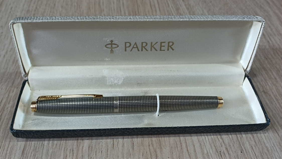パーカー 万年筆 PARKER スターリングシルバー ペン先 14K STERLING