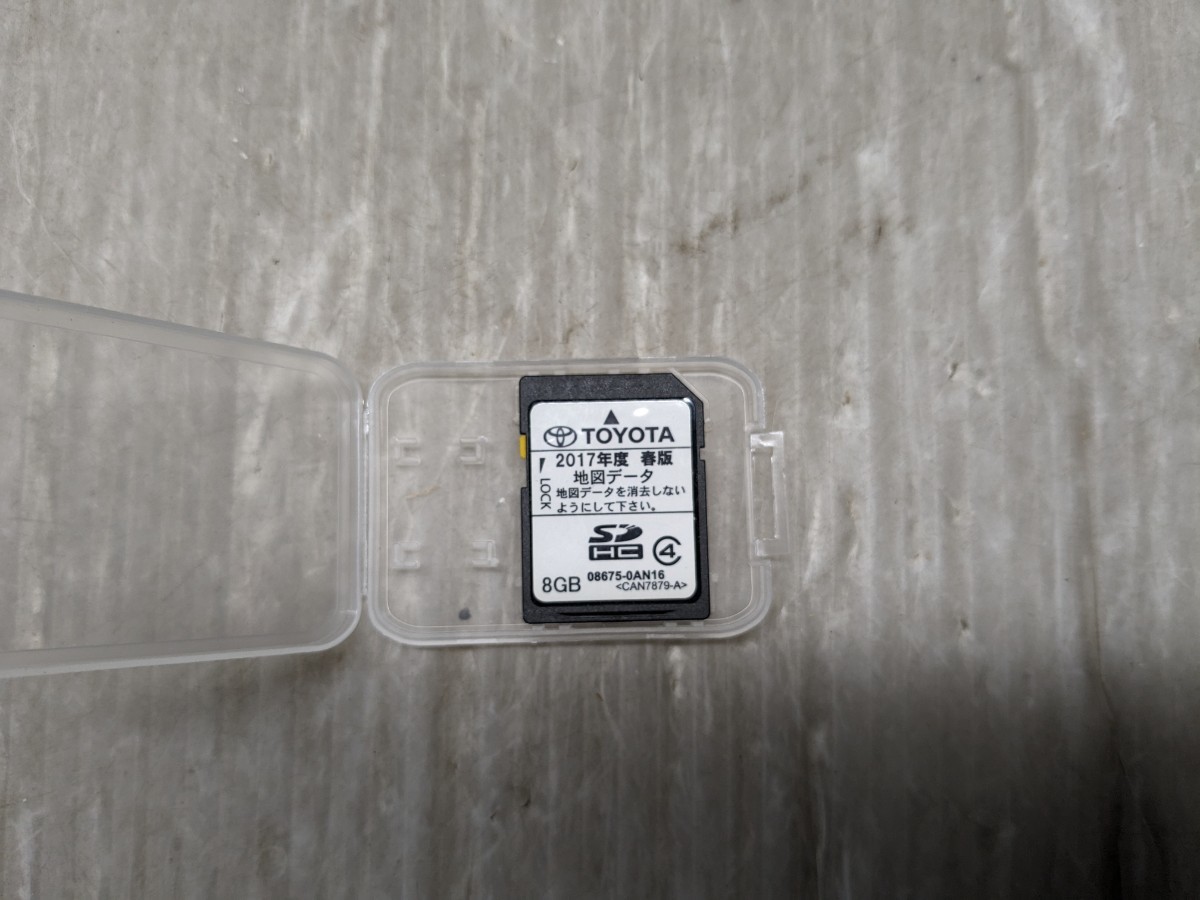 トヨタ純正 地図SDカード NSCP-W62 08675-0AN16 2017年 NSCP-W62 SD